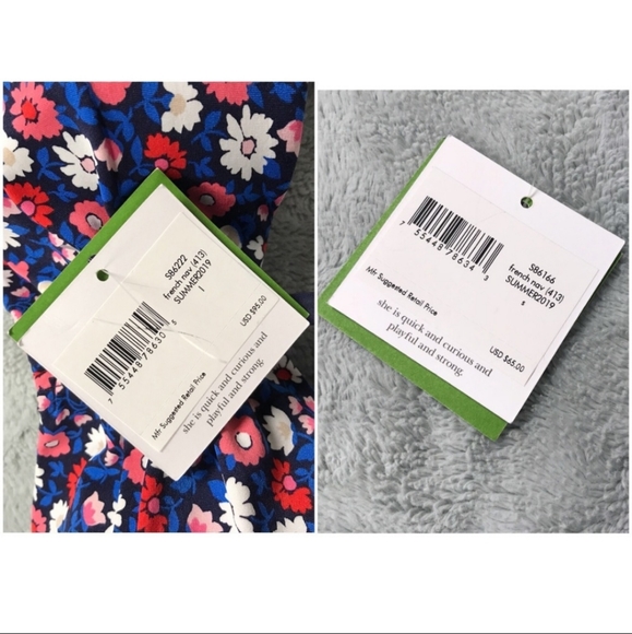 NWT Kate Spade Botany Bay Floral Bikini - Picture 3 of 8